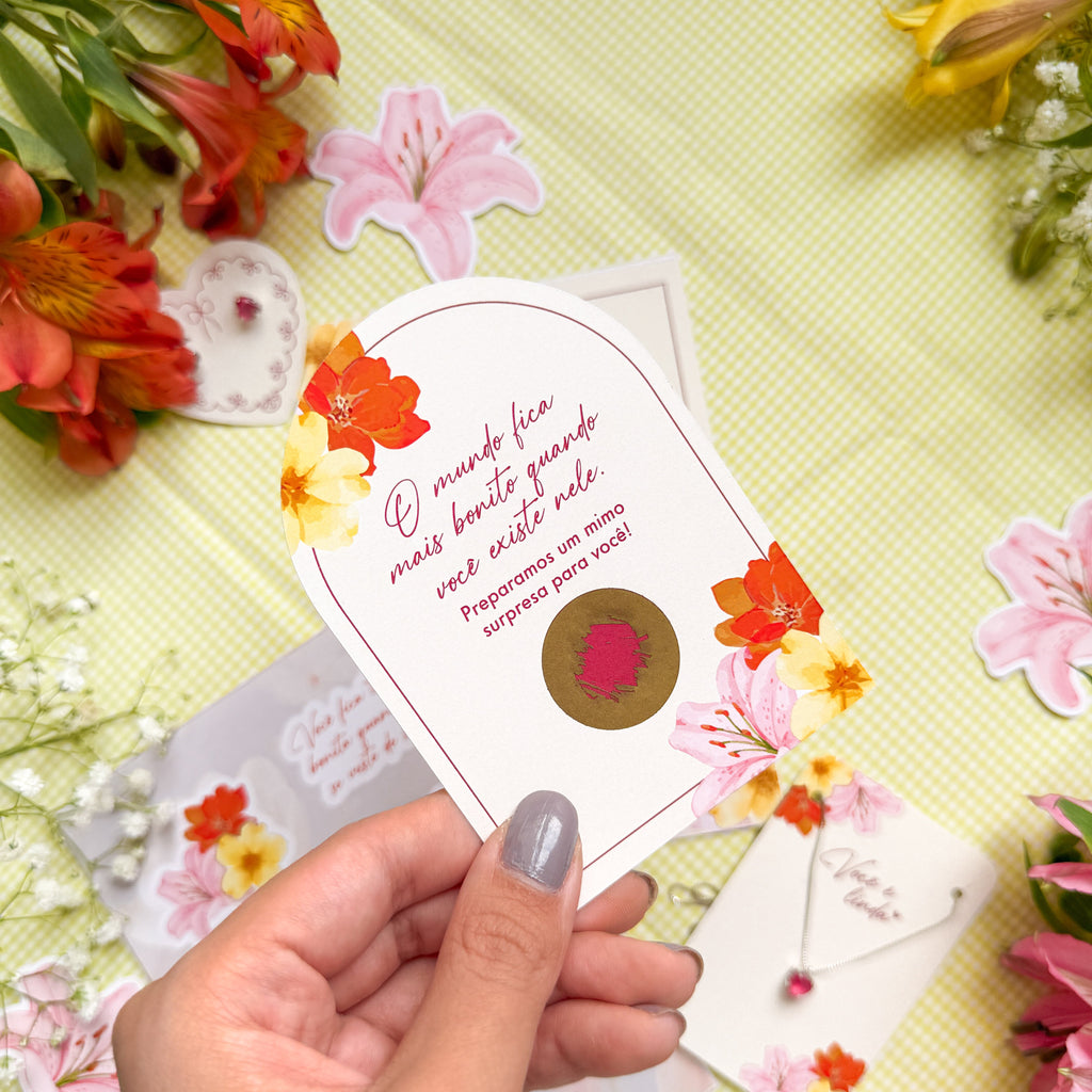 RASPADINHA SEMI PERSONALIZADA - DIA DA MULHER