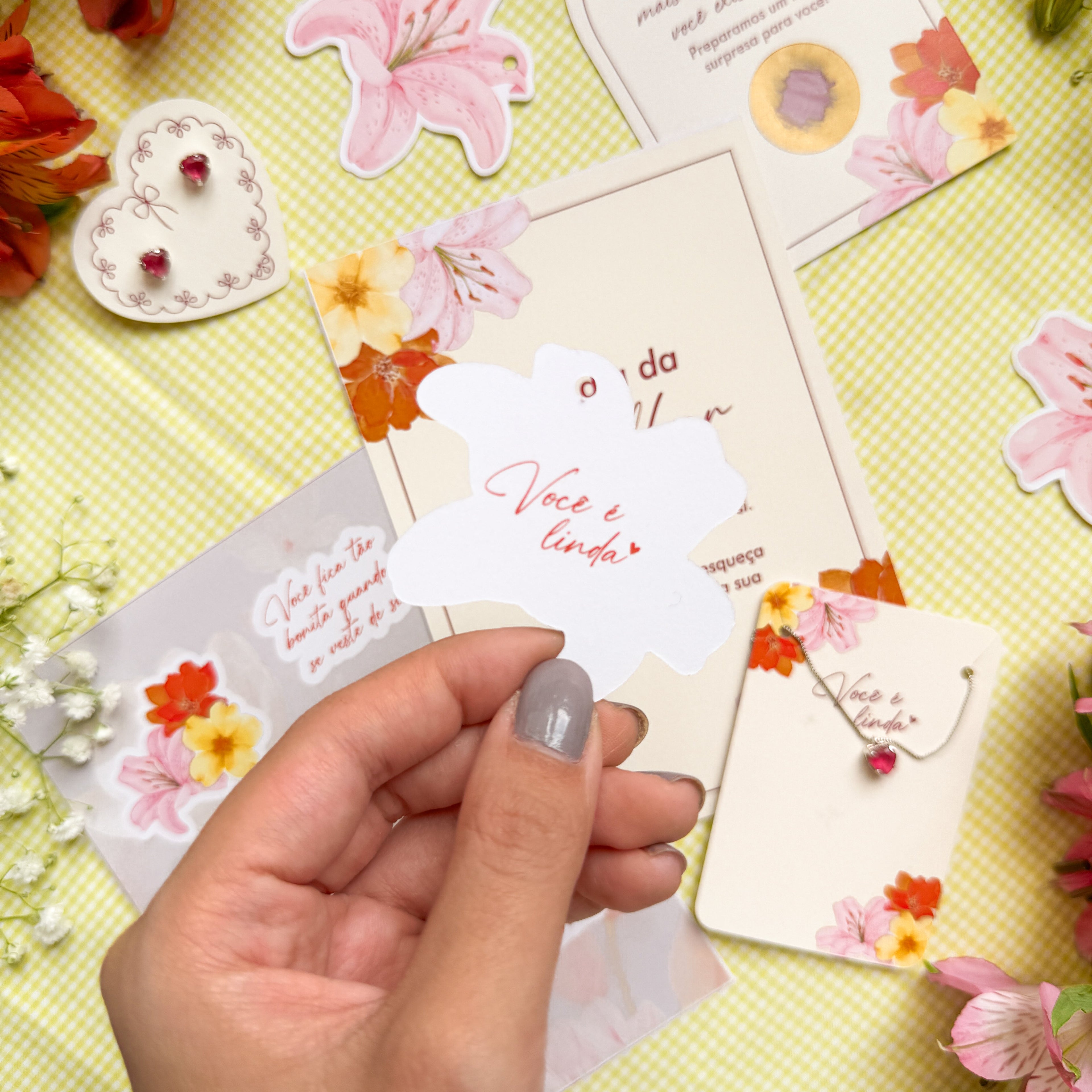 TAG FLOR - DIA DA MULHER